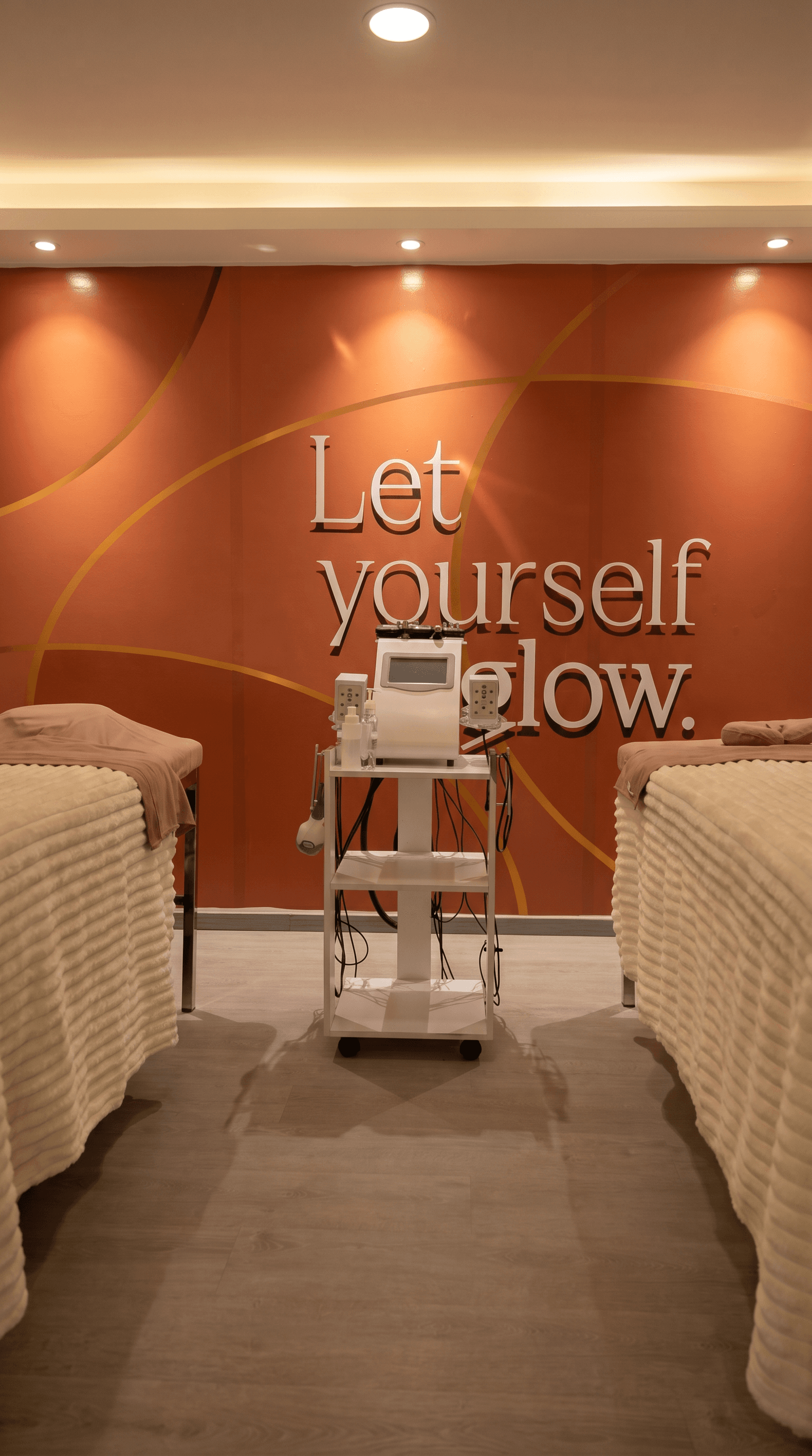 Sala de dos camillas de Glow Spa